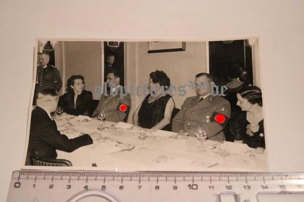 old photo - Rudolf Hess, Ernst Röhm as a guest at a banquet